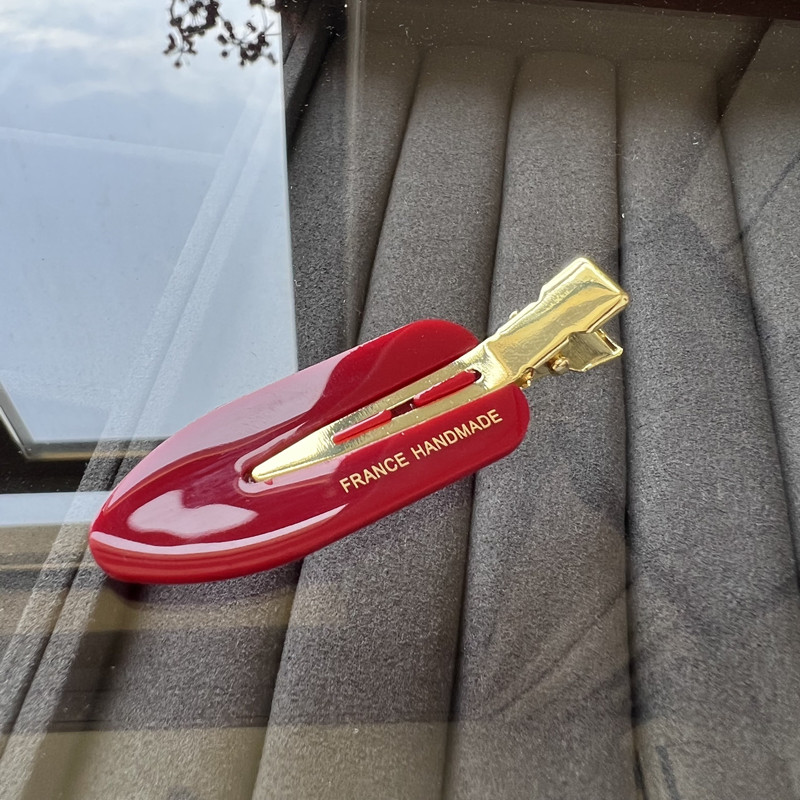 鸭嘴夹发夹韩国进口化妆ins红色洗脸法式碎发头夹边夹无痕刘海夹,淘宝优惠券,粉丝福利购,淘宝优惠卷