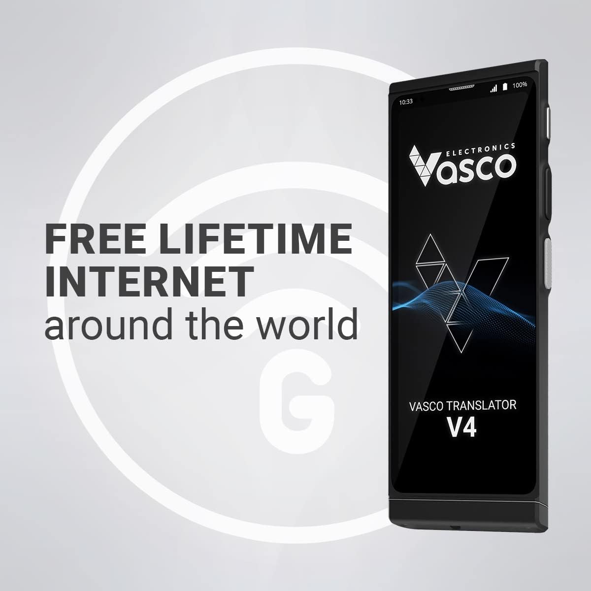 Vasco V4 M3 翻译器 108种语音 终身网络 出国神器 美国代购