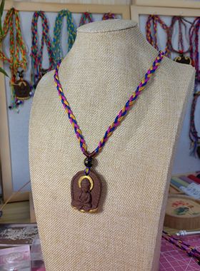 【菩提念心创手作】十二生肖守护神原创菩提香古法手工香牌 项链