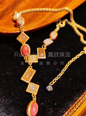 意大利风格中古饰品经典项链女小众设计高级感手工精致独特气质