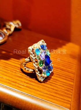 意大利风格中古饰品经典戒指女小众设计高级感手工精致独特气质