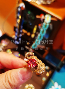 意大利风格中古饰品经典戒指女小众设计高级感手工