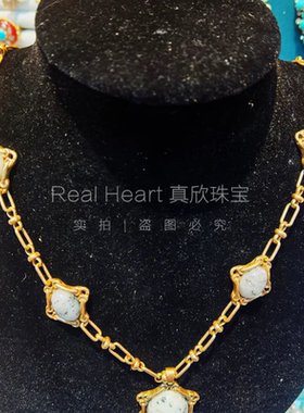 意大利中古风格饰品经典项链女小众设计高级感手工精致独特气质