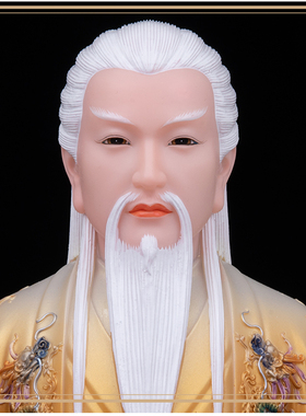 汉白玉胡氏三兄弟摆件