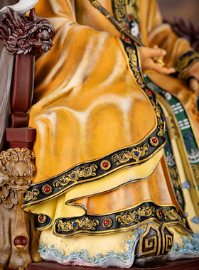 莲音坊吕洞宾铜像孚佑帝君摆件