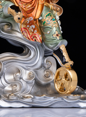 雷公铜像雷震子火神封神摆件