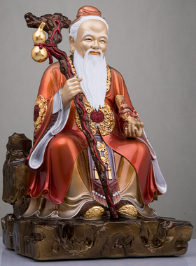 铜中式桌面月老星君摆件