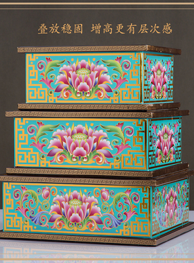 合金佛像加高复古四方金刚台摆件