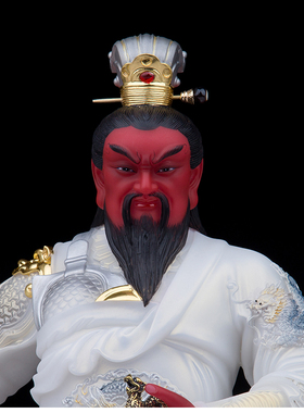 圣丰造像胡天祖汉白玉石摆件