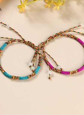 端午节红绳手工编织本命年藏式金刚结手链男女民族风手绳礼品