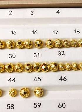 足金黄金999 3D硬金 5G黄金 珐琅彩 DIY 吊坠 戒指 项链 贵金属