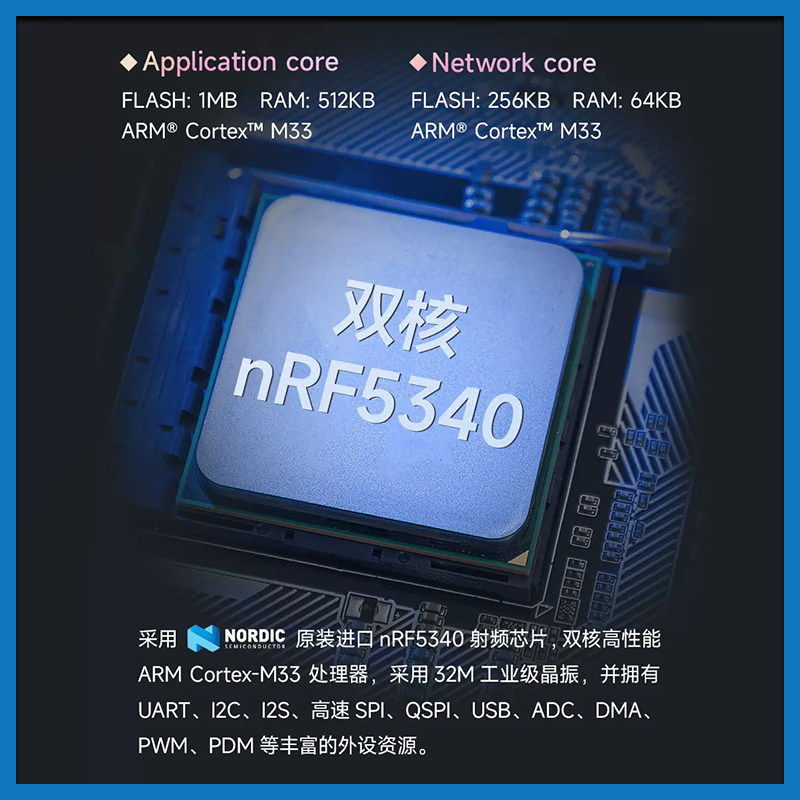 亿佰特nRF5340无线MESH蓝牙模块BLE5.4小体积Cortex-M33低功耗,淘宝优惠券,粉丝福利购,淘宝优惠卷