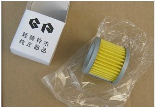 铃木摩托车极客飒155酷道150悍道QS110GS125丽梦机油滤芯过滤清器 - 图2