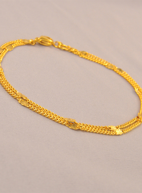 原创铜镀金轻奢小众女款手链