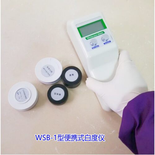 齐威便携式白度仪 精密数显白度计WSB-1 纸张毛巾粉沫白度仪 - 图0