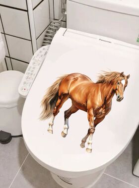 2026马年新款骏马图案自粘贴画家