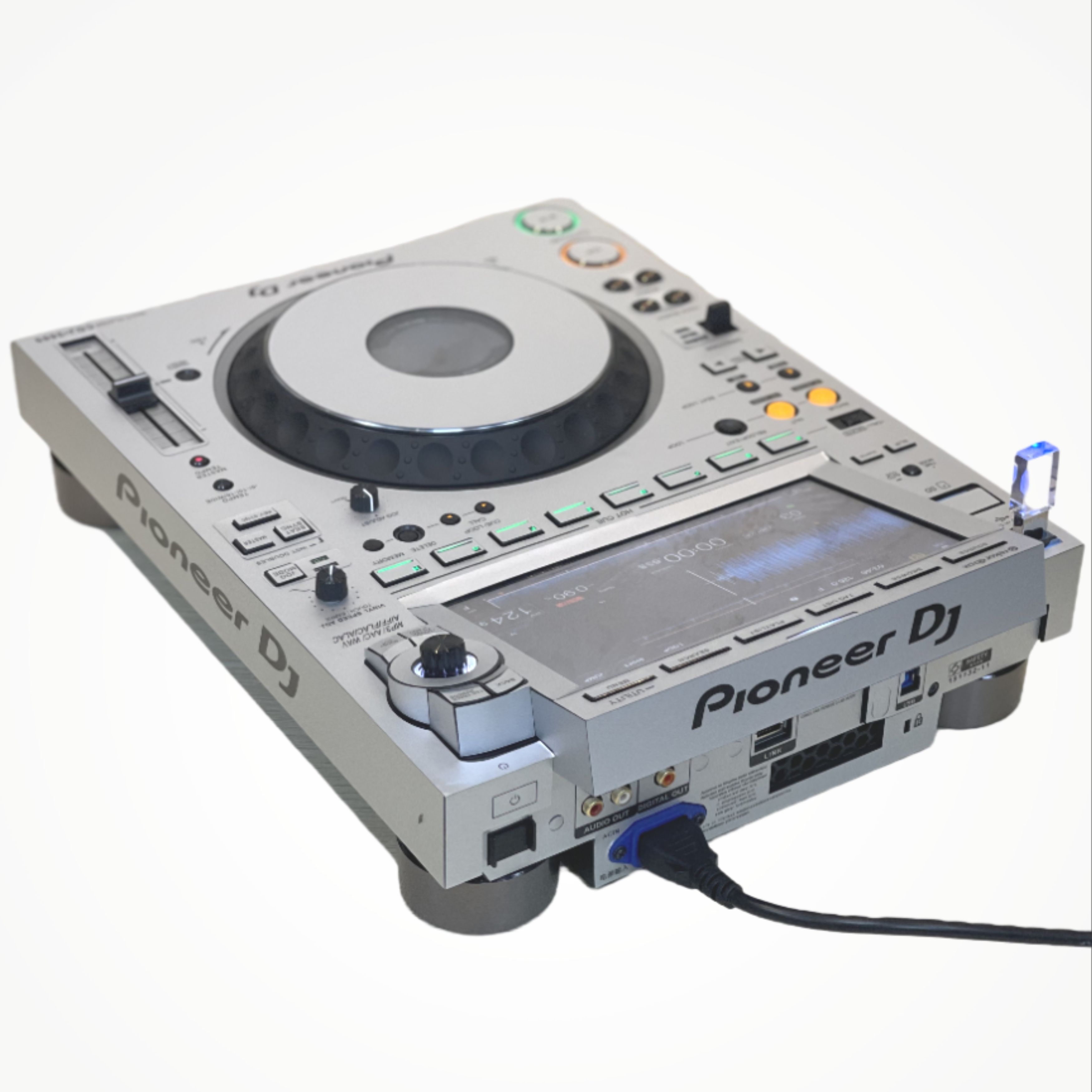 Pioneer先锋CDJ3000打碟机贴膜PC进口银色全保护外部面板贴纸现货 - 图3