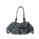 ເອີຣົບແລະອາເມລິກາ denim handbags washed niche rivet design crossbody bag fashionable trendy retro shoulder bag