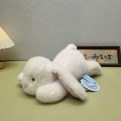 赛特嘟嘟趴趴艾吉兔毛绒玩具兔子玩偶安抚睡觉陪伴可爱垂耳兔公仔 - 图2