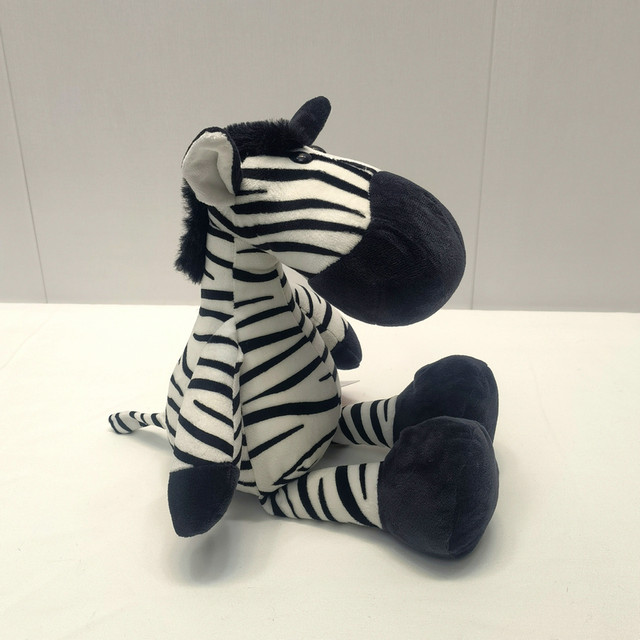 JSQ zebra plush toy comfort doll gift