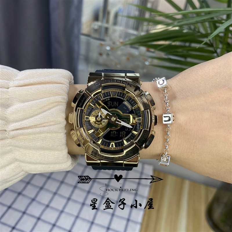 卡西欧G-SHOCK新品运动防水手表男白敬亭同款GM-110/110B/110G