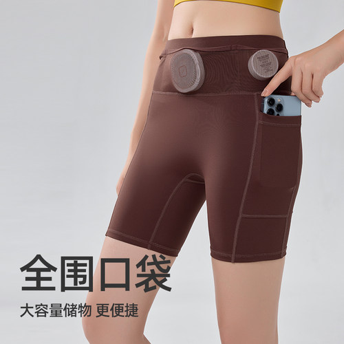 【六个口袋】DYISE新款压缩裤跑步短裤紧身速干腰包健身短裤23039 - 图0