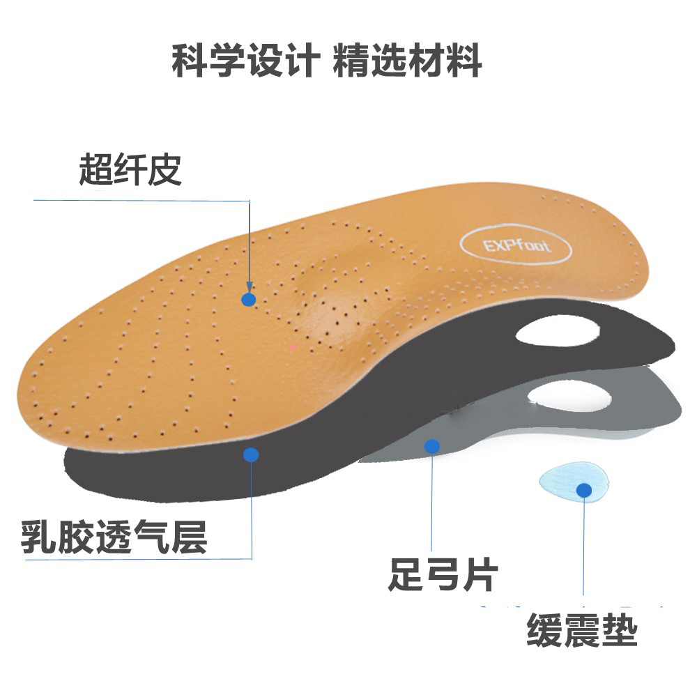 足弓垫扁平足矫正鞋垫脚高足弓支撑平底足塌陷偏平足矫形器专用鞋-图0