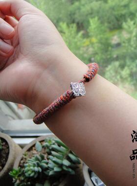 局气手撵蒙古棉线无痕九乘金刚结