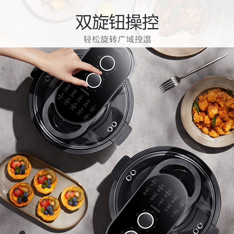 九阳不用翻面空气炸锅新款可视家用全自动多功能无油大容量VF735,淘宝优惠券,粉丝福利购,淘宝优惠卷