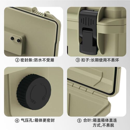 保联工具箱户外露营手提防护箱车载储物五金收纳盒钓鱼防水抗震箱 - 图2