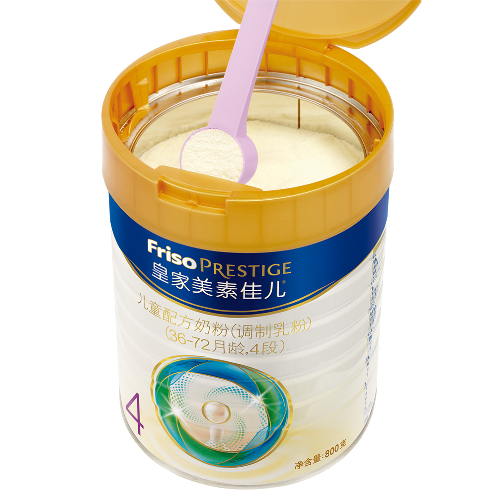 孩子王官方旗舰店皇家美素佳儿（Friso）儿童配方奶粉 4段 800g*4听3