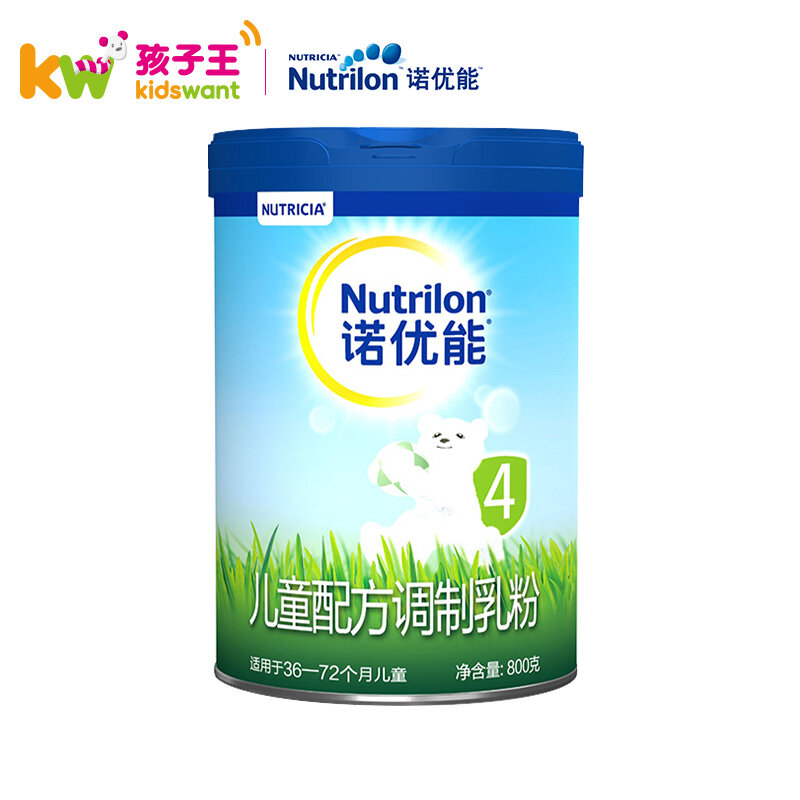 孩子王官方旗舰店Nutrilon诺优能PRO 儿童配方奶粉4段单罐3-6岁荷兰原进口牛奶粉0