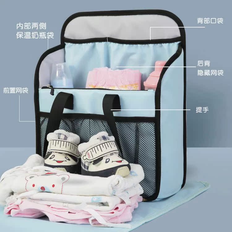 孩子王官方旗舰店Clous krause联名款妈咪包双肩背包时尚多功能母婴出门大容量2