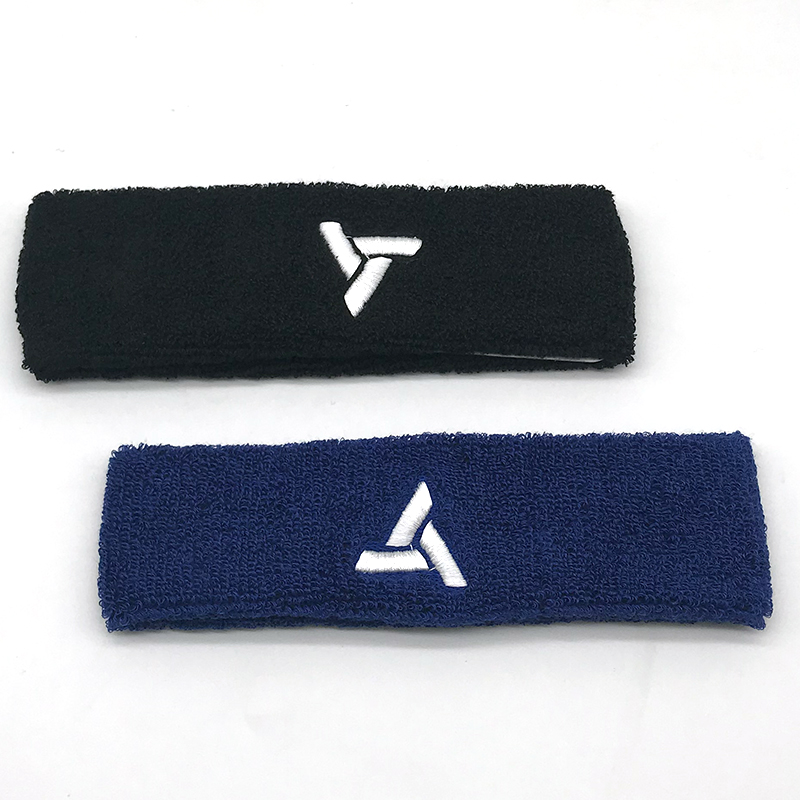 运动发带男女健身瑜伽跑步吸汗头巾洗脸化妆宽边束发带毛巾料头戴 - 图1