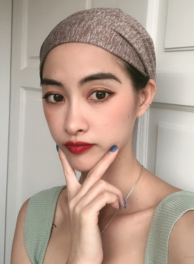 运动风女式健身防滑瑜伽束发带