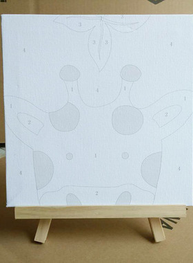 DIY20*小木架桌面素描画三角