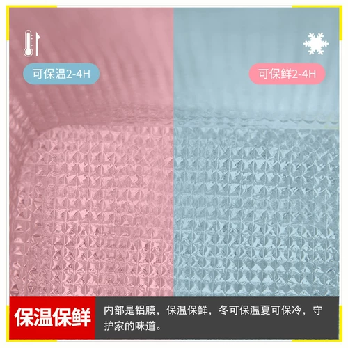 Термос, сумка для ланча, прочная сумка через плечо для выхода на улицу, брезент, ткань, система хранения, увеличенная толщина, сумка для еды