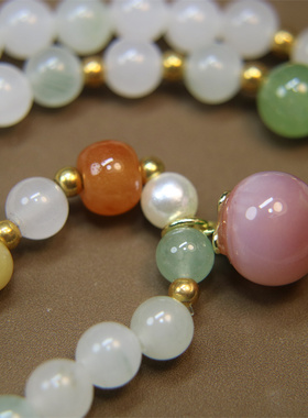 神绚天然玉石项链女美丽吉祥送礼