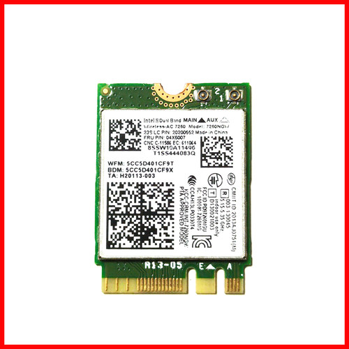 适用 联想W540 W541 T440 T440S T440P X240 L440 L540 T540P笔记本无线网卡wifi 7260 - 图1