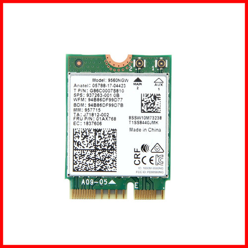 适用机械师F117-V T58-V 雷神911air matebook14 天选 FX506 a515-52-55 9462升级9560AC AX201 AX211网卡 - 图1