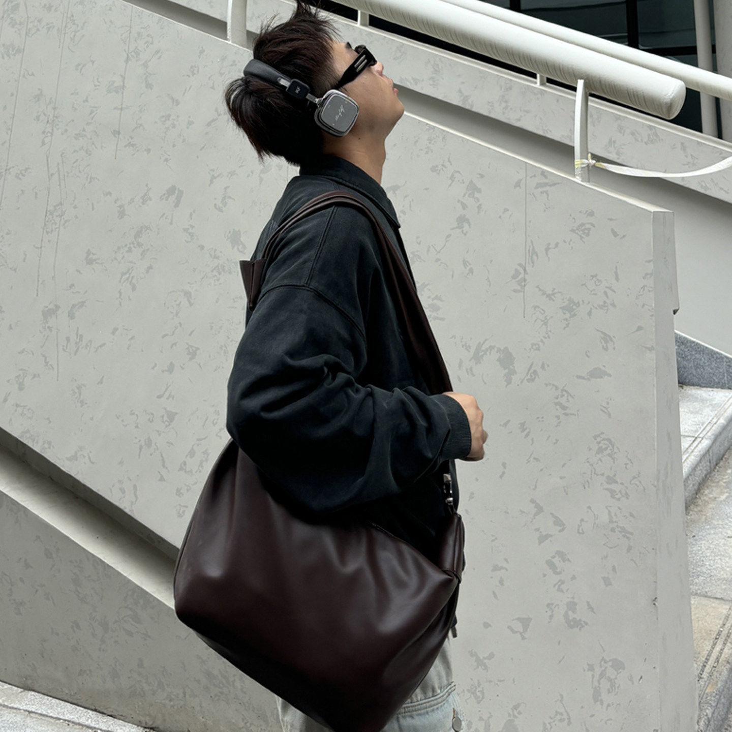 YUEN原创韩国百搭饺子包ins单肩斜挎托特挎包原宿腋下个性潮牌,淘宝优惠券,粉丝福利购,淘宝优惠卷