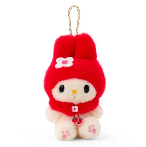 国内现货 日本三丽鸥 复古Kitty 美乐蒂毛绒挂件钥匙扣挂饰 - 图3