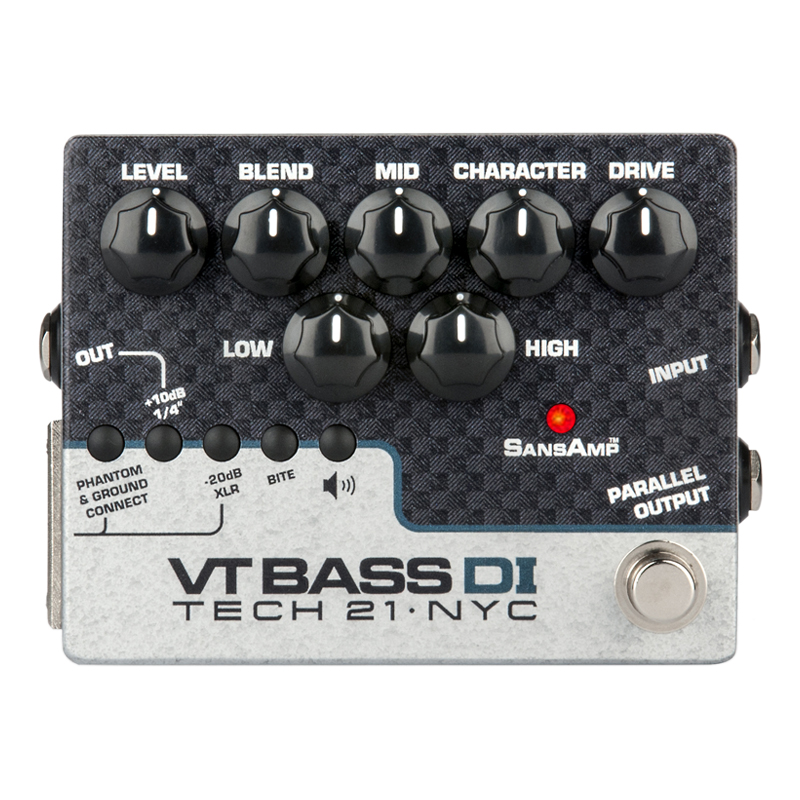 Tech 21 SansAmp Programmable Bass Driver VT DI贝司单块效果器 - 图0