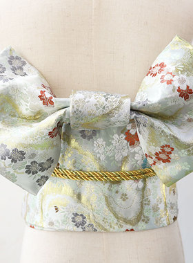儿童樱花女童日本和服结定型腰带