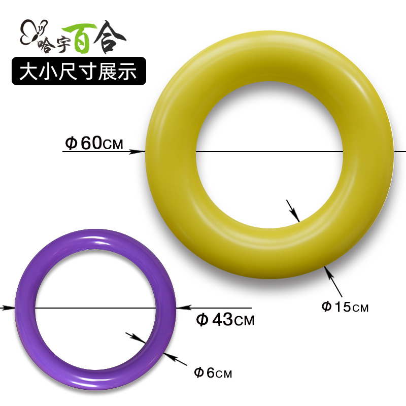 健身球架子底座瑜伽球用固定球固定圈加厚定位球瑞士球底座垫圈 - 图1