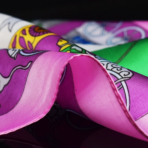 韩禾 Этнический шарф, платок, квадратная накидка, подарок на день рождения, этнический стиль, 1м