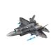 Senbao 202255 military J-35 carrier-based fighter boy assembled building blocks aircraft assembly model toy