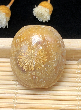 珊瑚玉龟壳雕刻散珠男女款手串