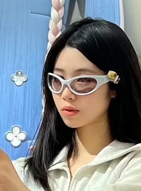 护目镜长方形发箍辣妹太阳眼镜