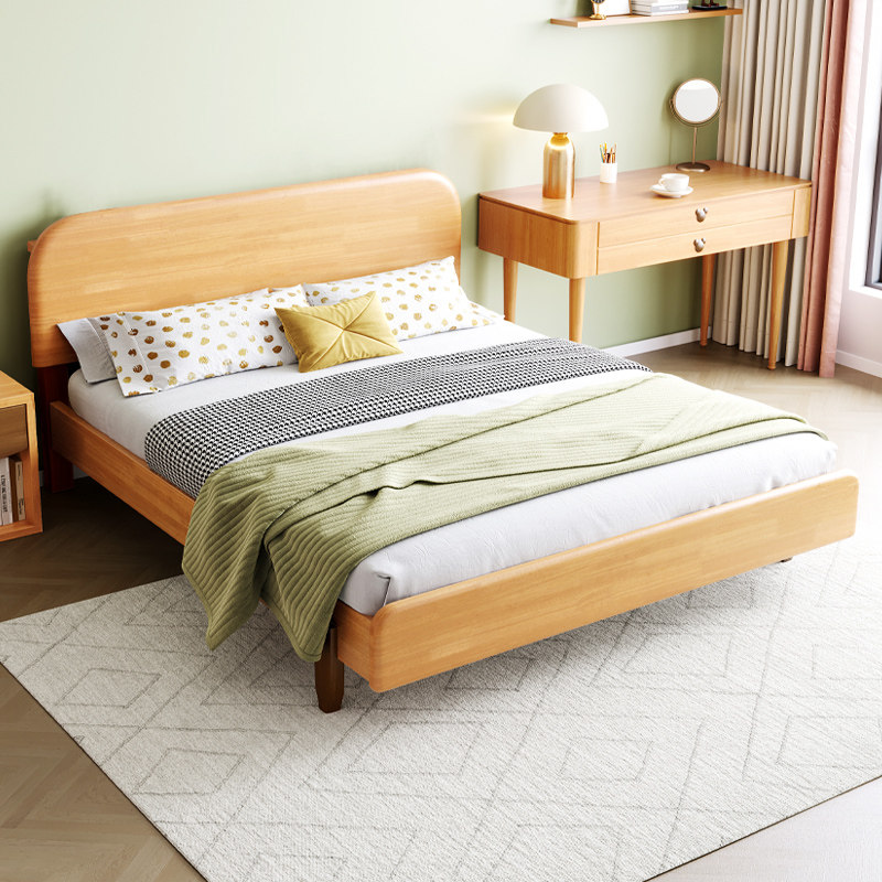 全实木男孩1.5米卧室工厂儿童床 虹秀家居儿童床